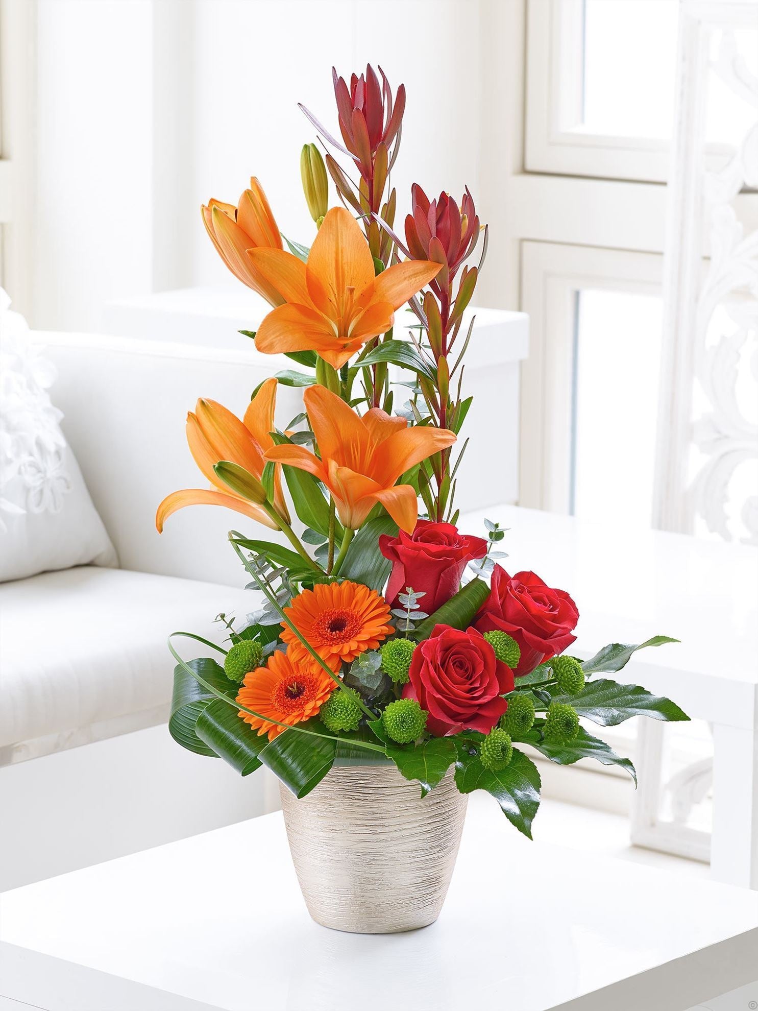 Standing arrangement, oasis, floral foam